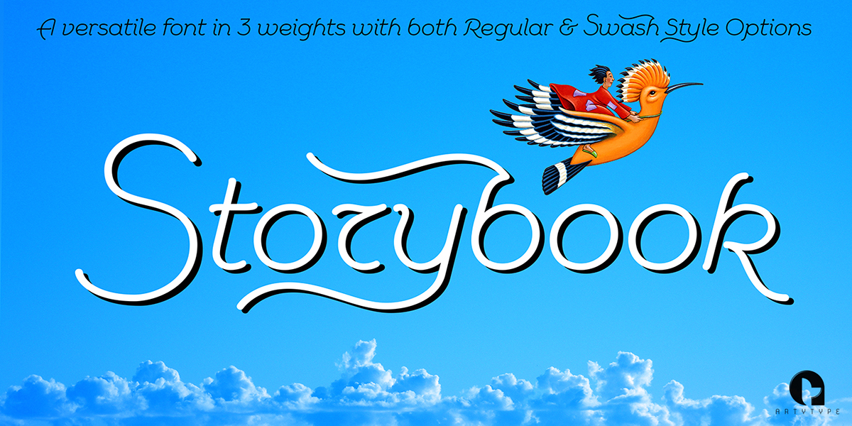 storybook graphics fonts type lettering books children Classic handwriting comics rounded