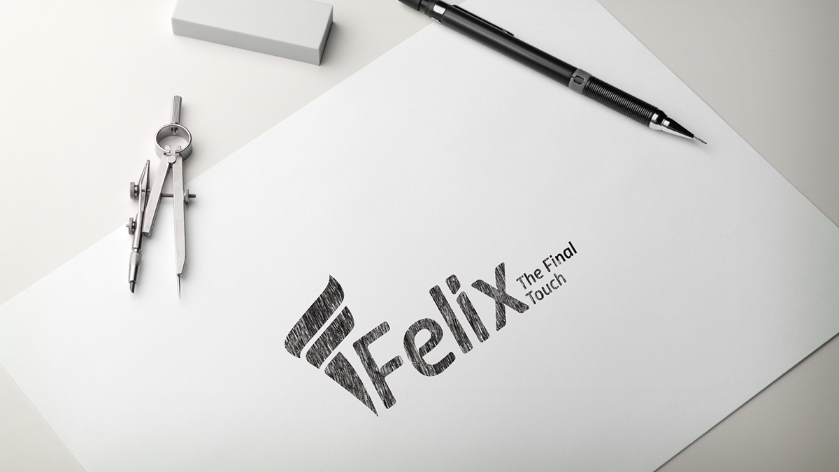 Felix Logo Presentation brand identity Logo presentation logo Logo Design School Logo