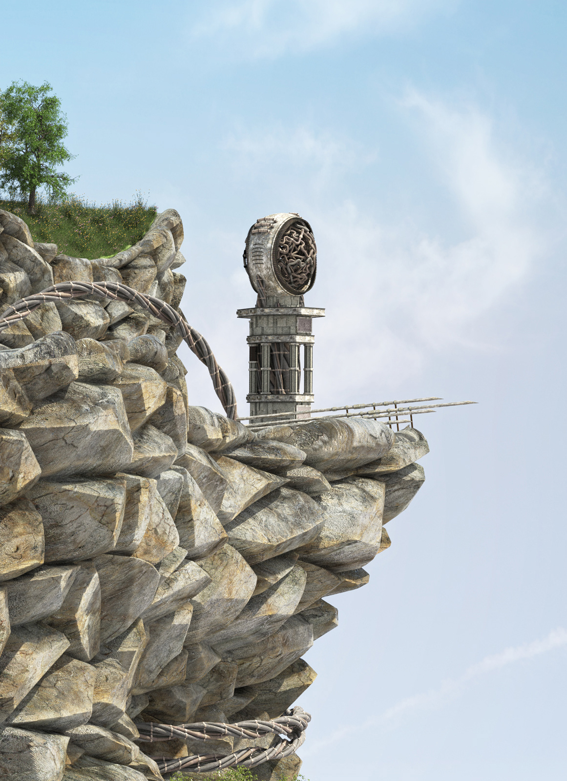 game Conceptual Architecture powerplant fantasy landscapes