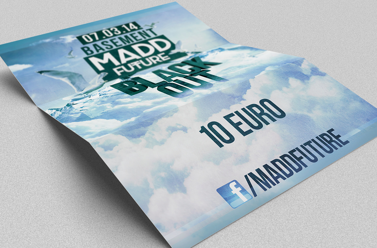 MADD future flyer limassol motion design party