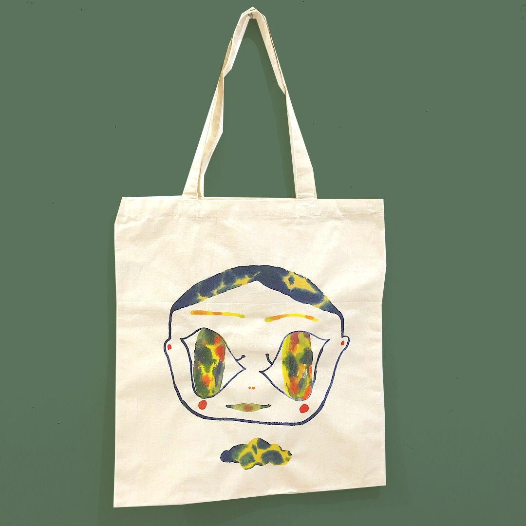 Fabric Painting Tote Bag Illustrated Tote hand drawn illustrated product product design 