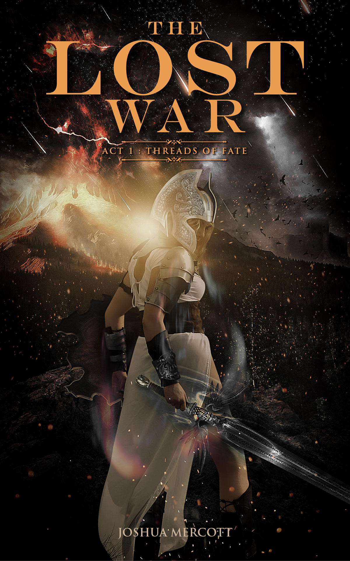 book act Joshua mercott thread Threads of fate War lost the epic anto verbulance cover design