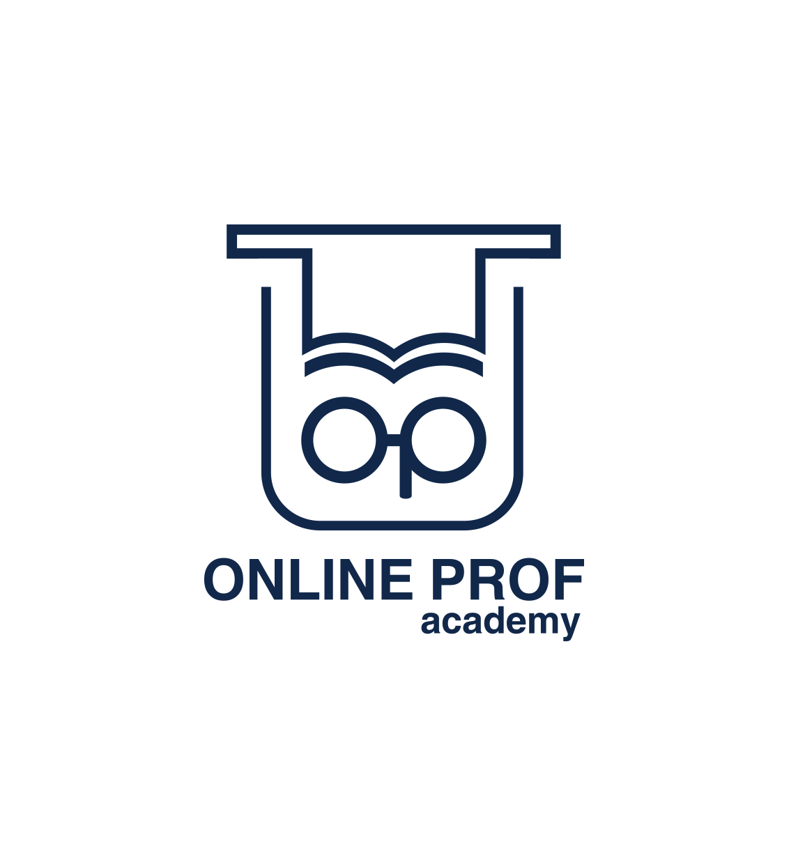logo learn academy Education brand online prof