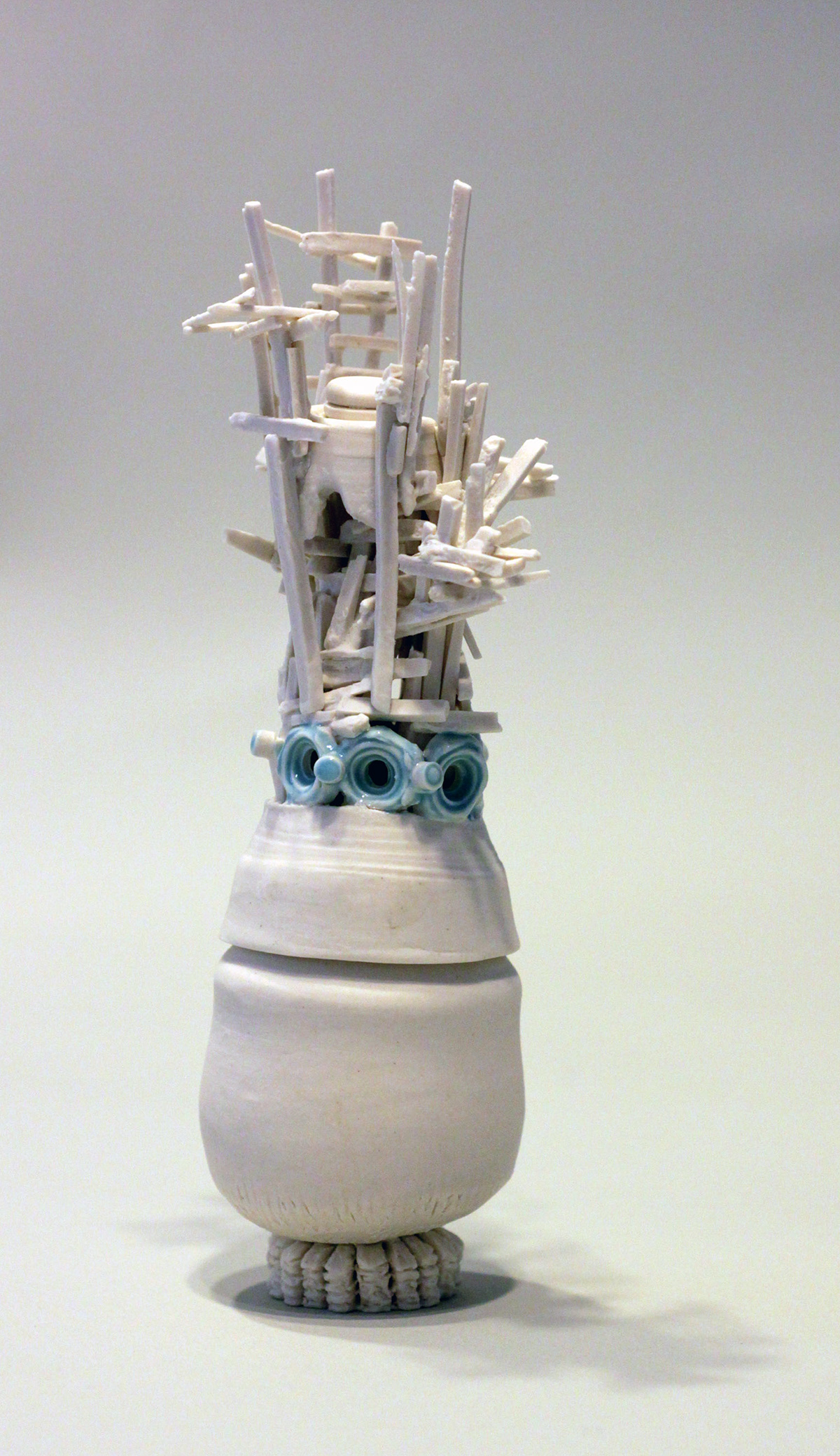 porcelain centerforartinwood tigerstrikesasteroid terrisaulinfrock sculpture wheelthrowing