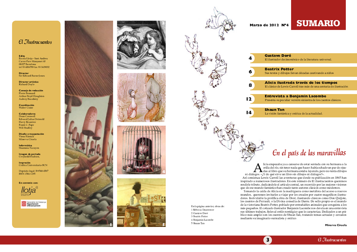 Diseño editorial magazine print