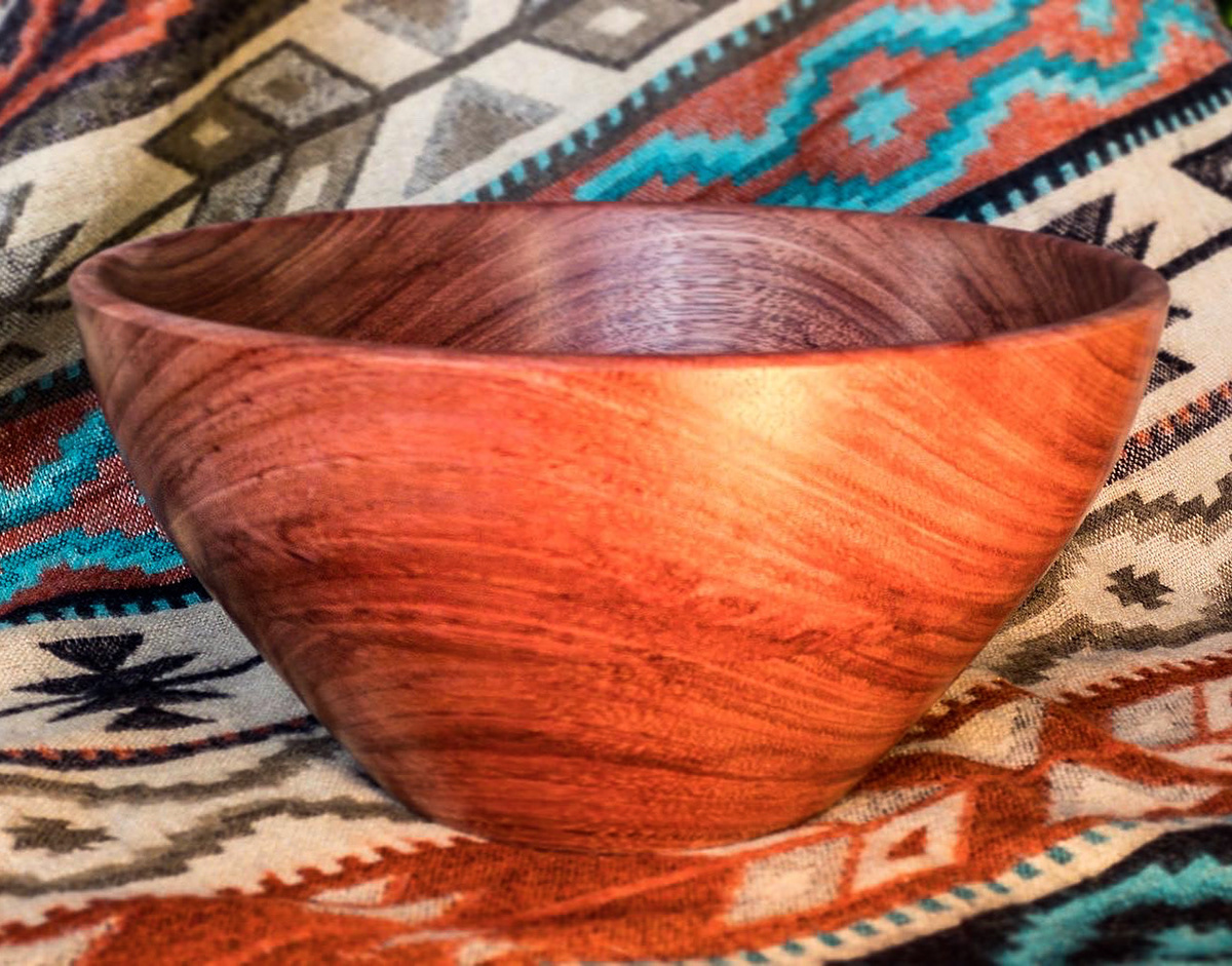Artisan works Gift Ideas leather goods MN Made Wood Burning Wood Turned Bowls