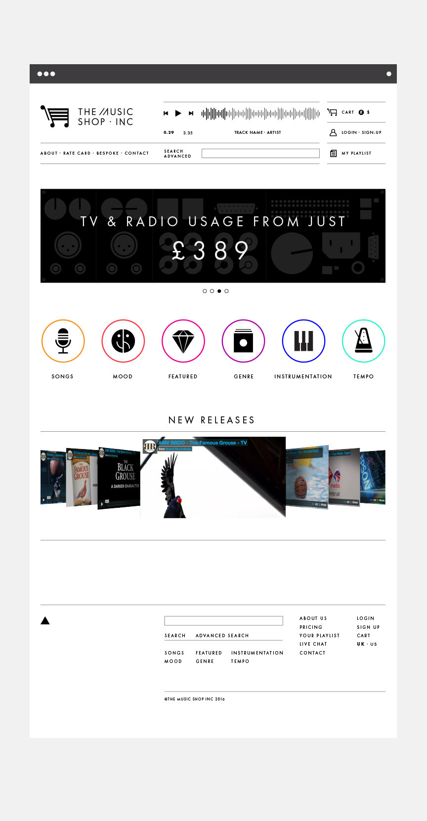 superfried branding  identity music music-shop Web Design  Icon icon design 