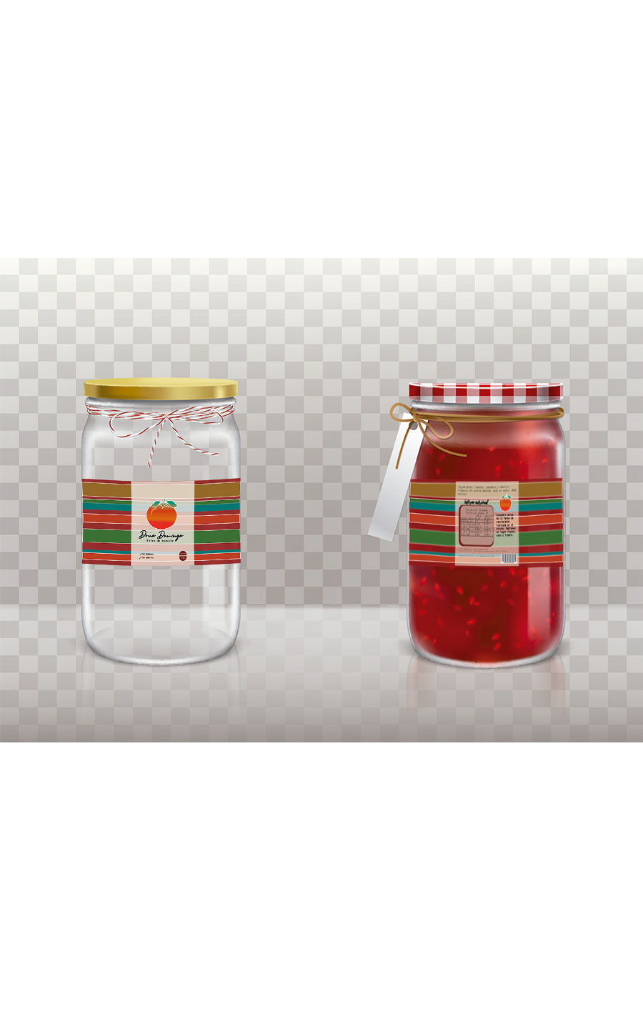 etiqueta salsas tomate natural