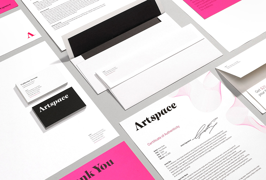 contemporary art vibrant modern art e-commerce Website Packaging pink visual identity typography  