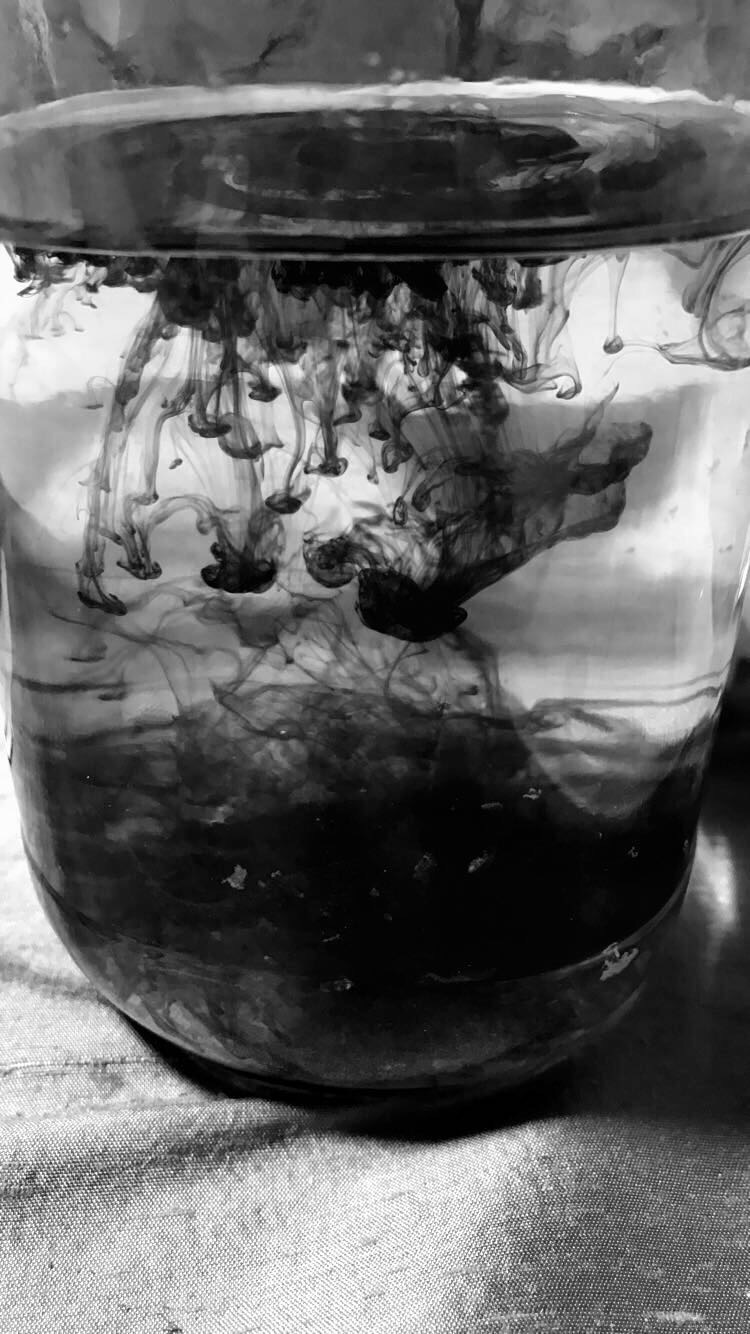 ink water Film   Photography  black White shutter speed art creative