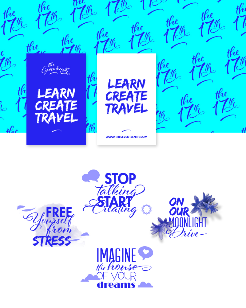 Logo Design identity visual identity brandbook blue lettering fonts typo brand Logo Creation Logotype