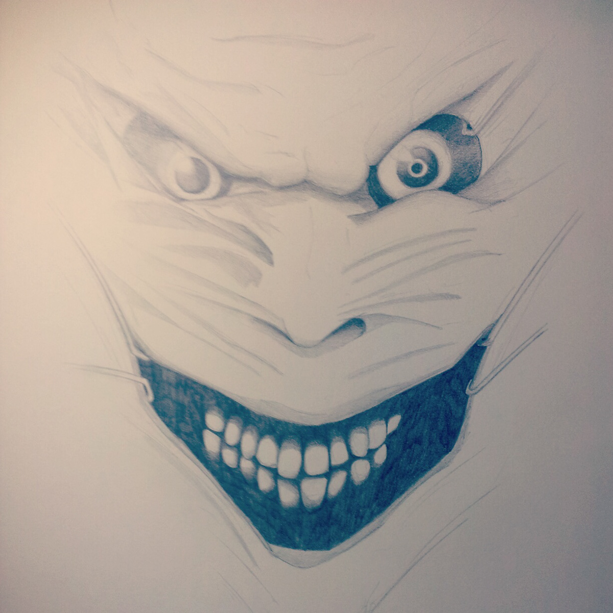 batman joker dc dccomics comics design Character horror creepy covers Cover Art black and white pencil rendering