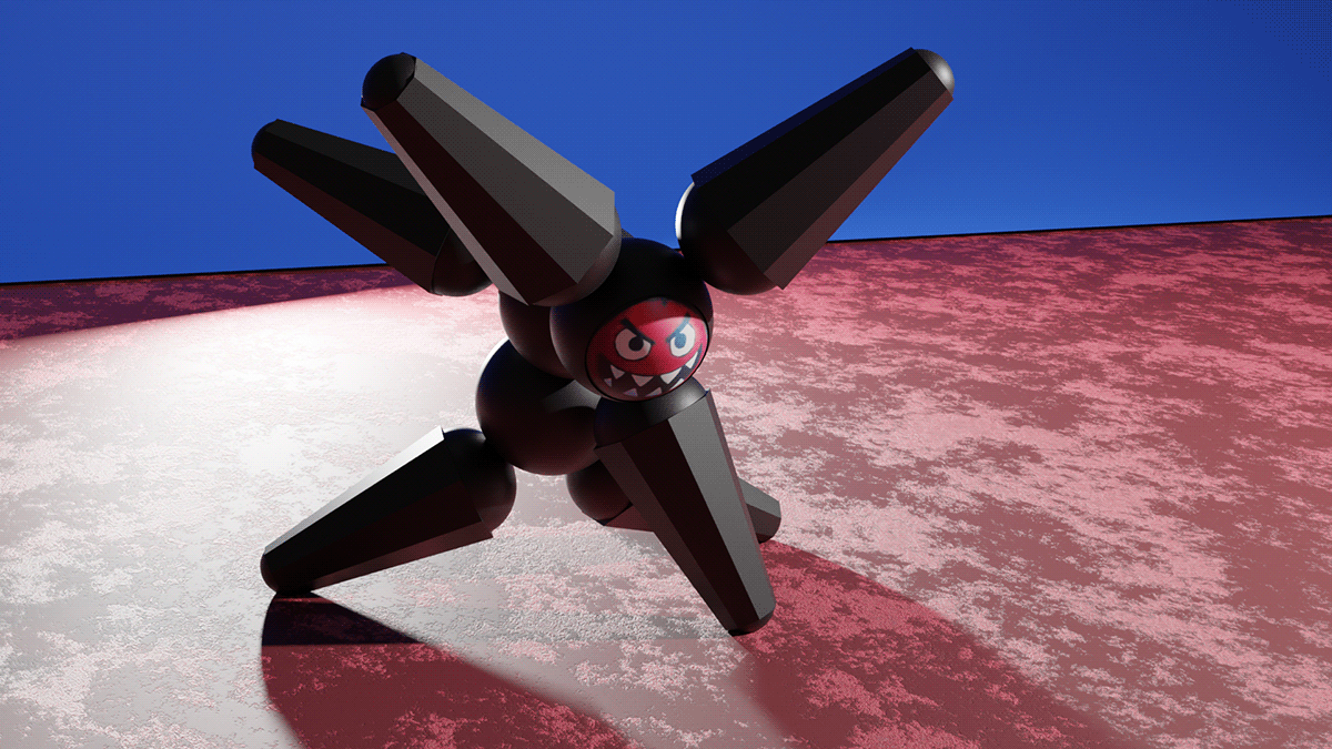 3D 3DBlender animation  bighero6 CGI Microbot