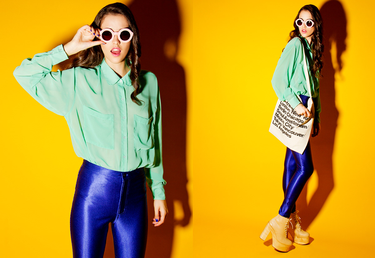 American Apparel preview campaign editorial singapore wahlene enelhaw model female Lookbook studio