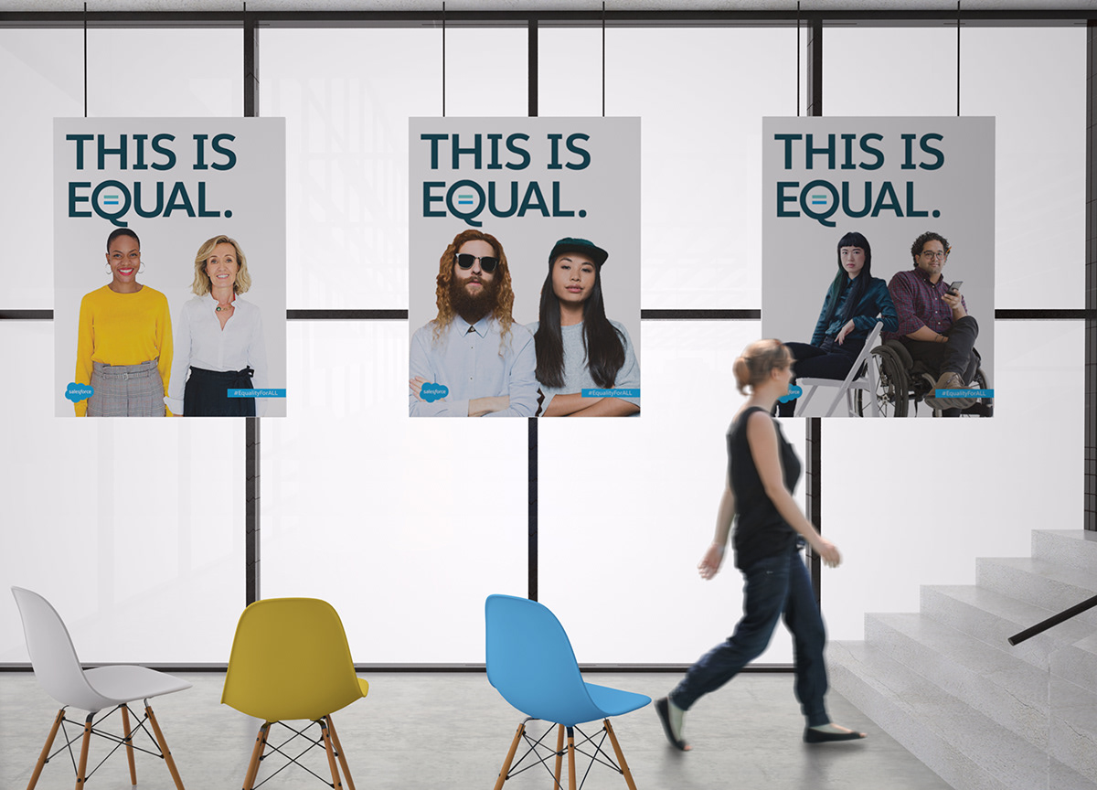 Adobe Portfolio Salesforce EXHIBIT DESIGN Event Branding branding  Concepting ad campaign