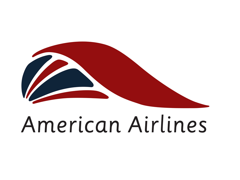 Corporate Identity Redesign American Airlines brand Airlines process concept print application mobile sketching