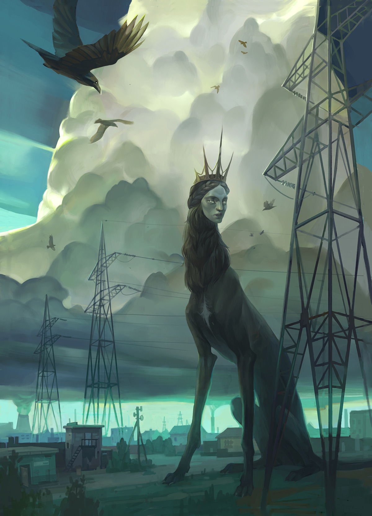 myth mythology art forest digital
