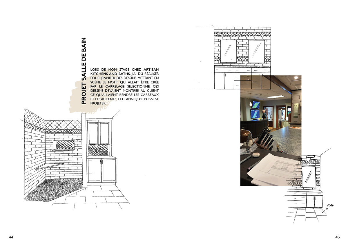 architecture Buffalo design interior design  internship internship report Layout New York rapport de stage Stage