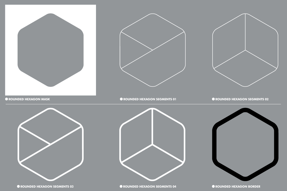 vector masks shapes geometric layers effects grid overlays Hexagons Triangles circles squares frames lines logos