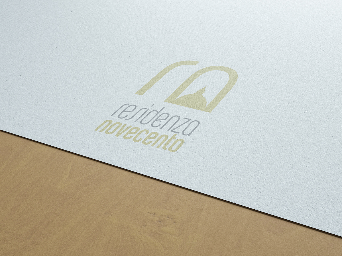 progettazione grafica logodesign residenza novecento brand