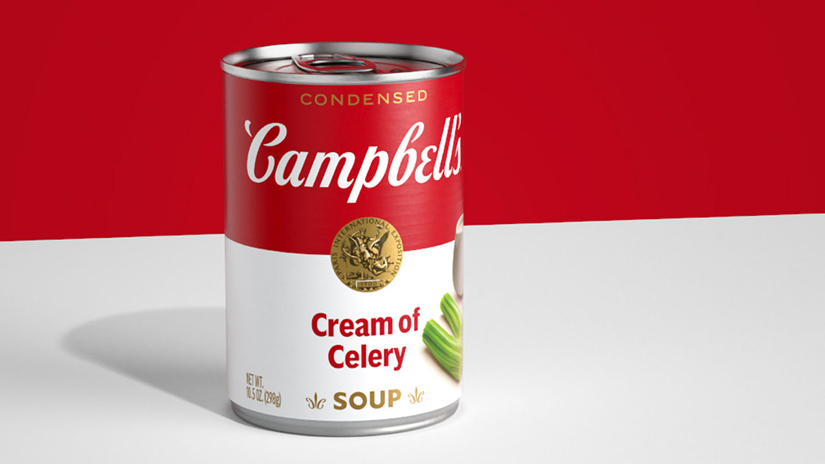 3D 3d render animation  Campbell's soup CGI cinema 4d Packaging product visualisation Render Turner Duckworth