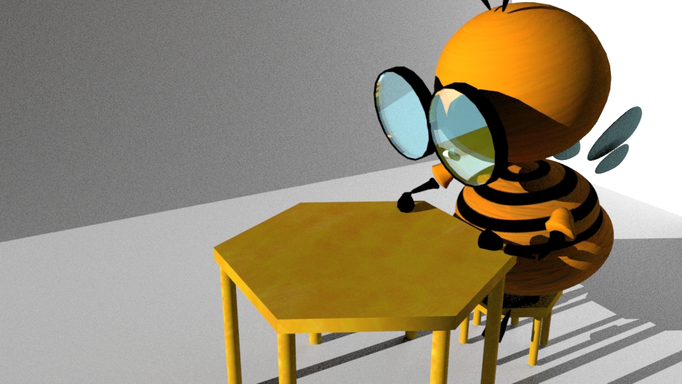 3D 3d modeling Character design  animation  Digital Animation Character bee cartoon modeling