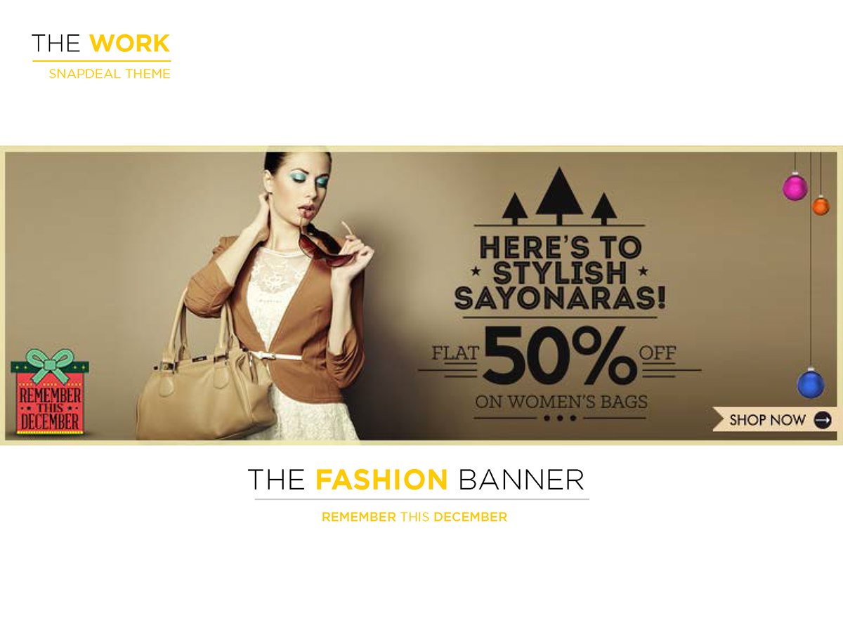 banners Snapdeal Website redesign THEMES templates webbaner