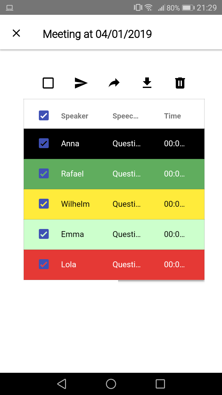 toastmasters timer stopwatch html5 material design css3 JavaScript Xamarin android public speaking