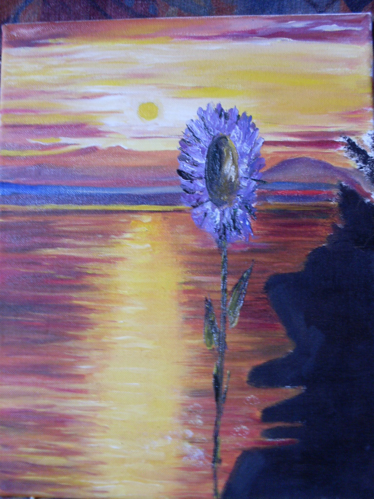 oil paint Landscape Flowers