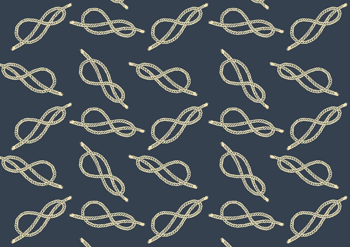 monkey  pirate  pattern knot  textile
