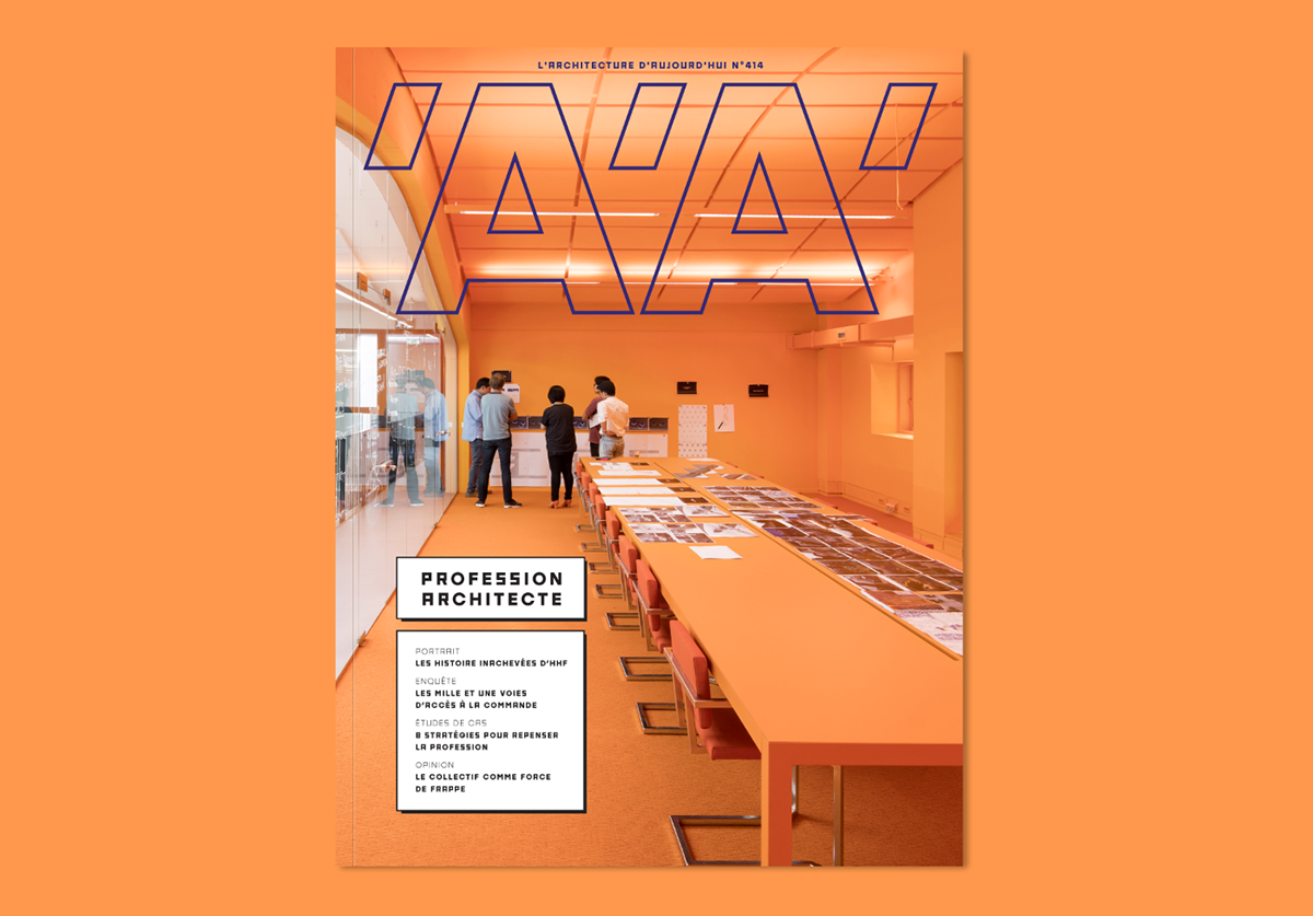 architecture architecture d'aujourd'hui type typography   design font orange Corbusier AA Violaine & Jeremy