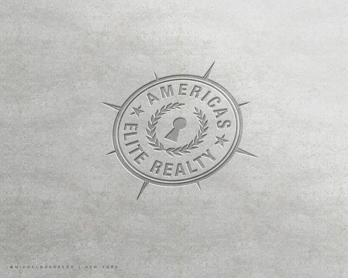 logo brand name realty Americas newyork stamford design graphics