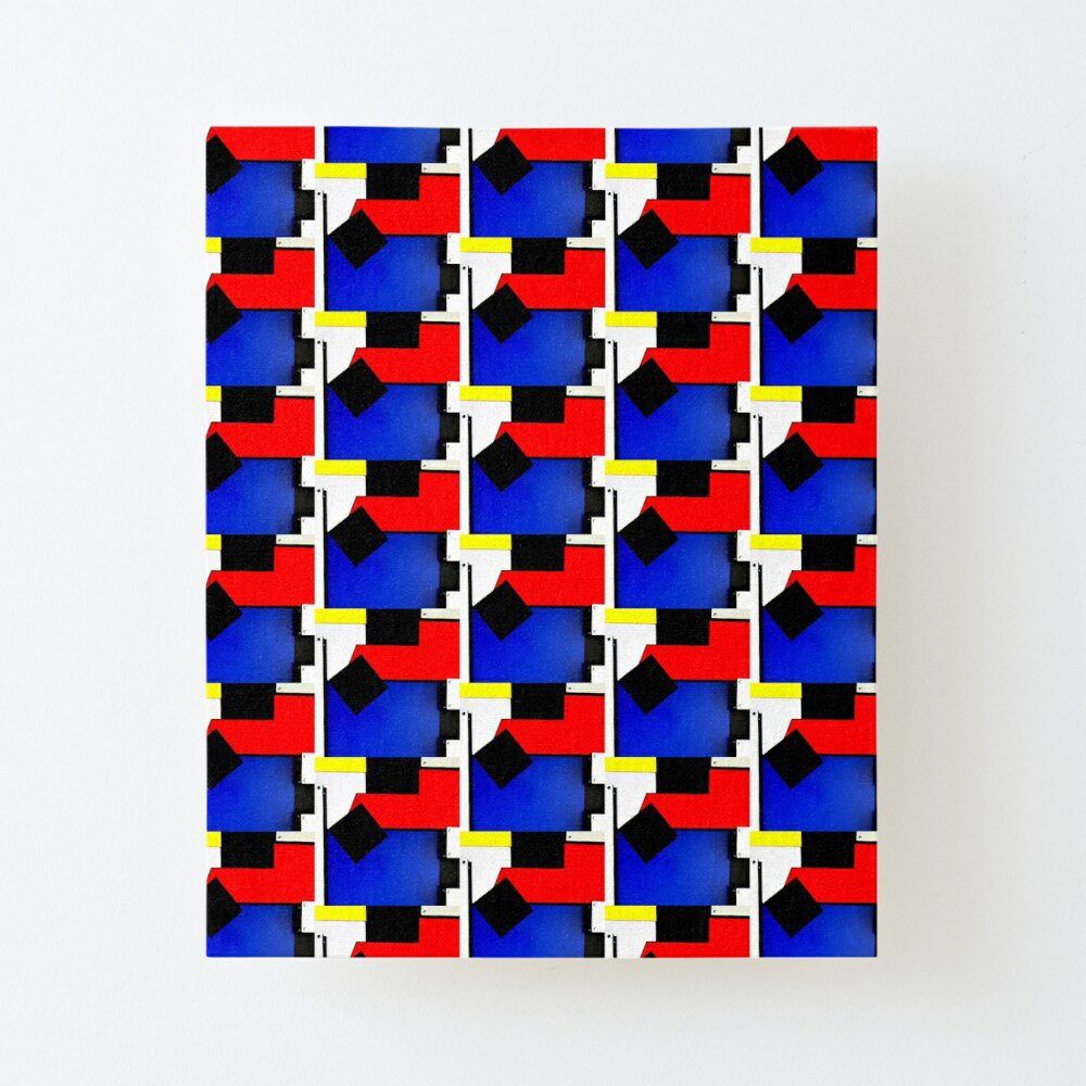 geometric neoplasticism mondrian abstract de stijl primaire Formes Geometriques Art abstrait  arts plastiques