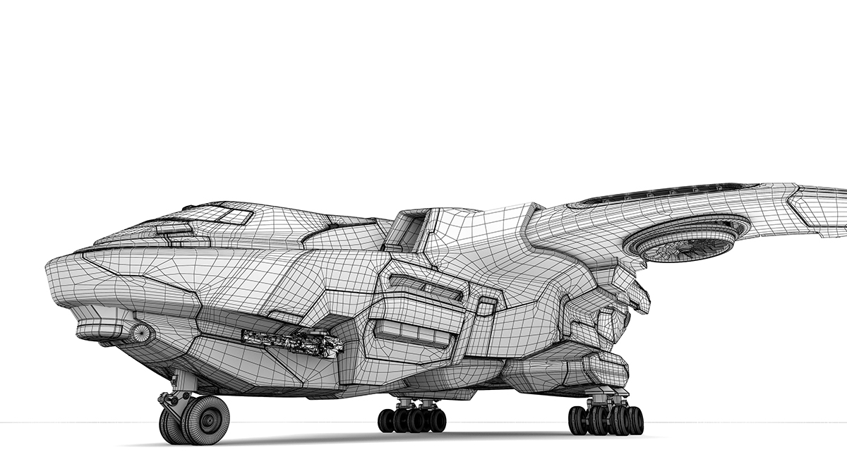 Aircraft plane Military FUTURISM vfx Maya vray V-ray Mari nuke texturing design future rendering