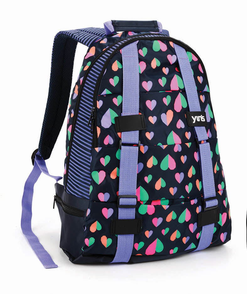 hearts backpack design de padrões fashion design industrial pattern pattern design  product design  stripes textile design 