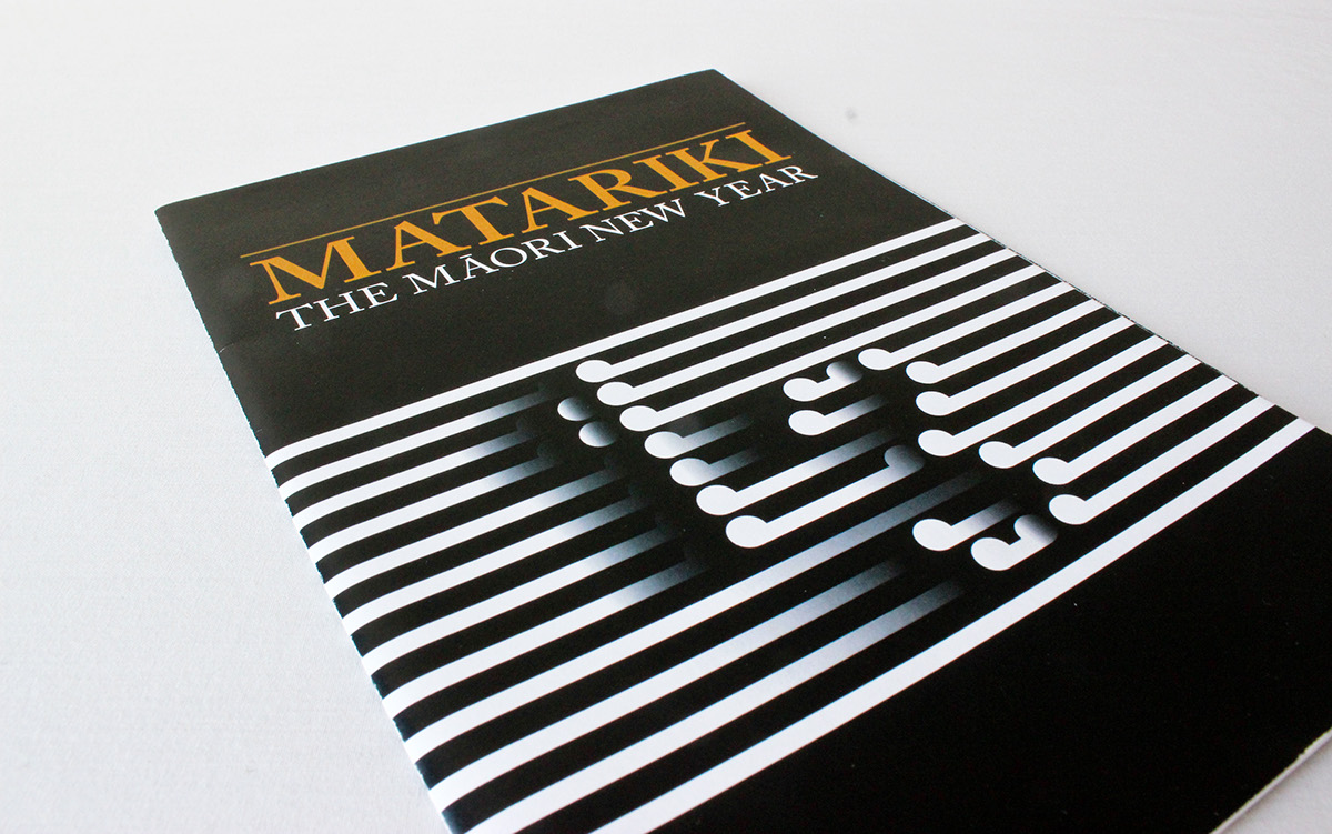 Matariki calendar pamphlet stars maori Booklet