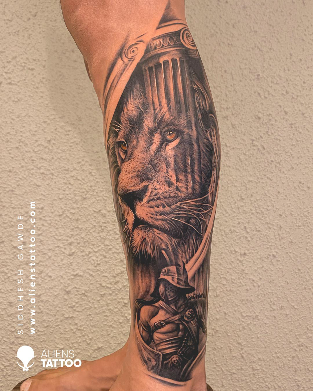 Best Lion Tattoo you will come across on Behance