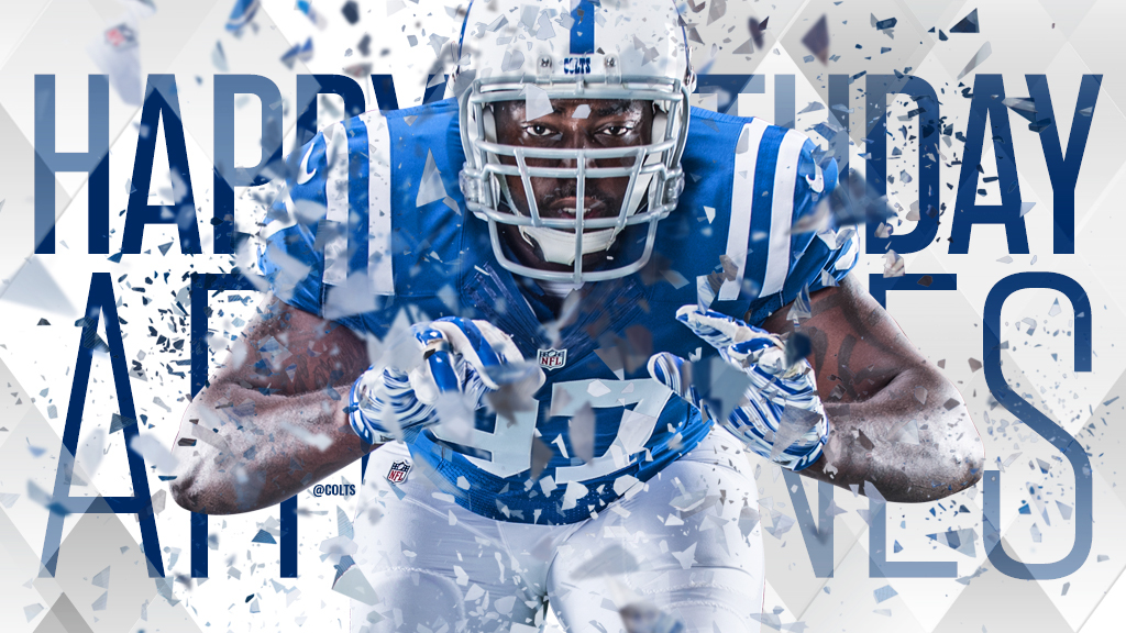 Vontae Davis Indianapolis Colts Ryan Kelly shatter effect social media happy birthday graphics Sport Graphics SMS