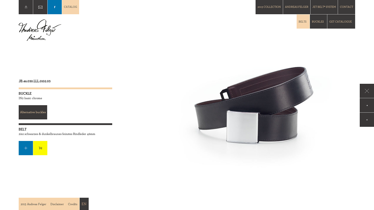 andreasfelger belt Technology design styling  accessories Website trasition background germany München