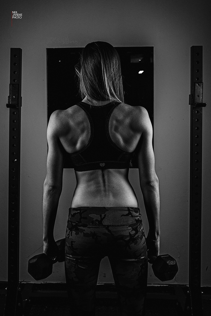 gym Hardcore fitness weights training black & white healthy tempe muscles FIT
