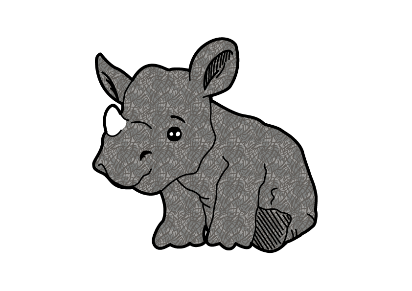 baby rhino Rhino Rhinoceros