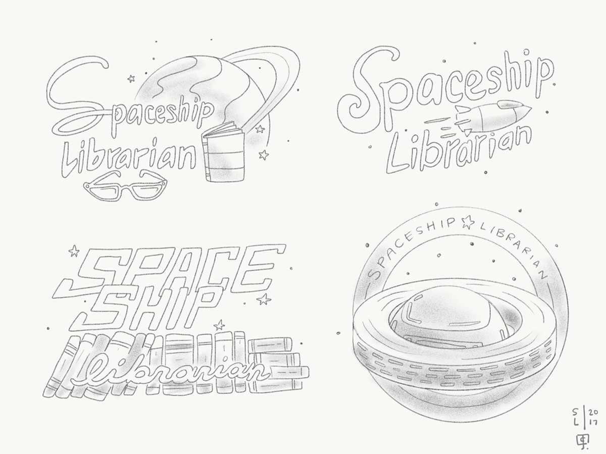 pencil sketch crew uniforms female spaceship