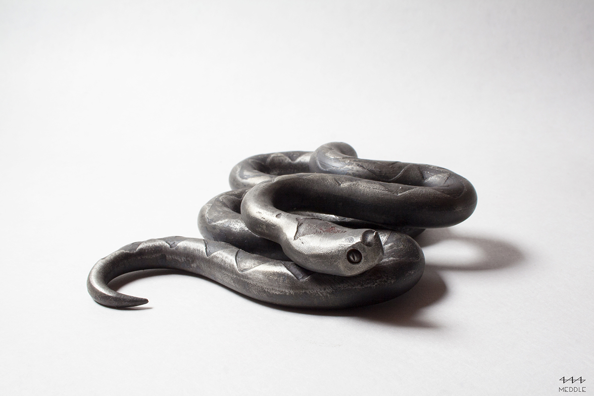 vipers Blacksmith art iron sculpture scultura FERRO Artista made in italy handmade makers