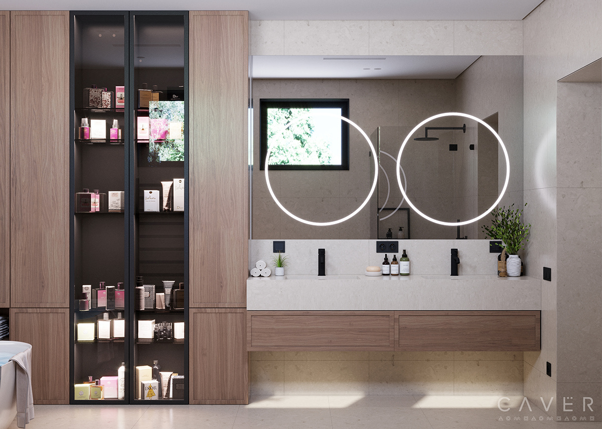 3ds max archviz bethroom CGI design interior interior design  minimal modern wc дизайн интерьера