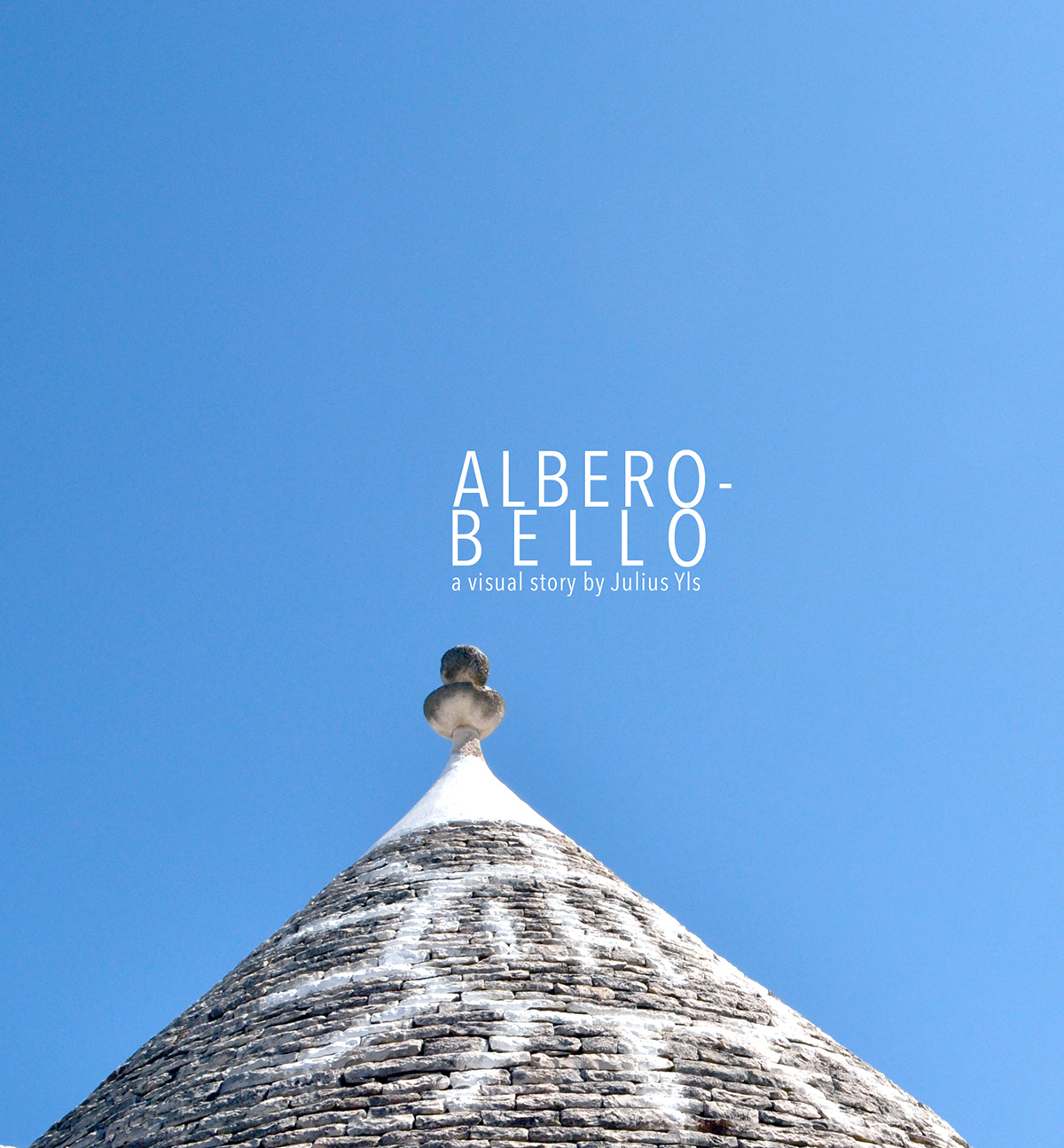 Roof top of a house in Alberobello, Italy.