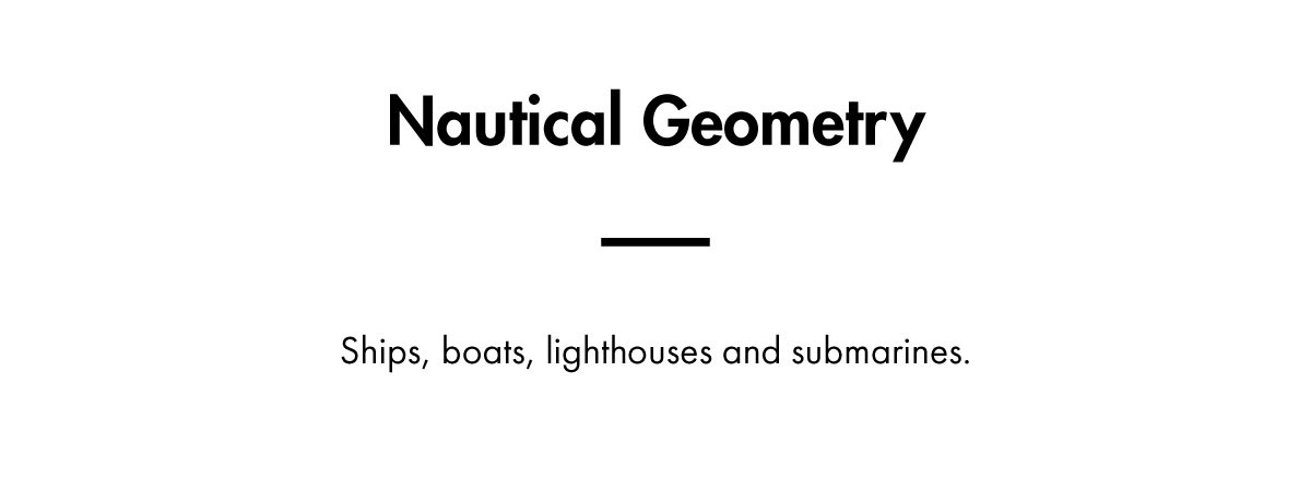 nautical sea ship boat lighthouse geometry simple geometric
