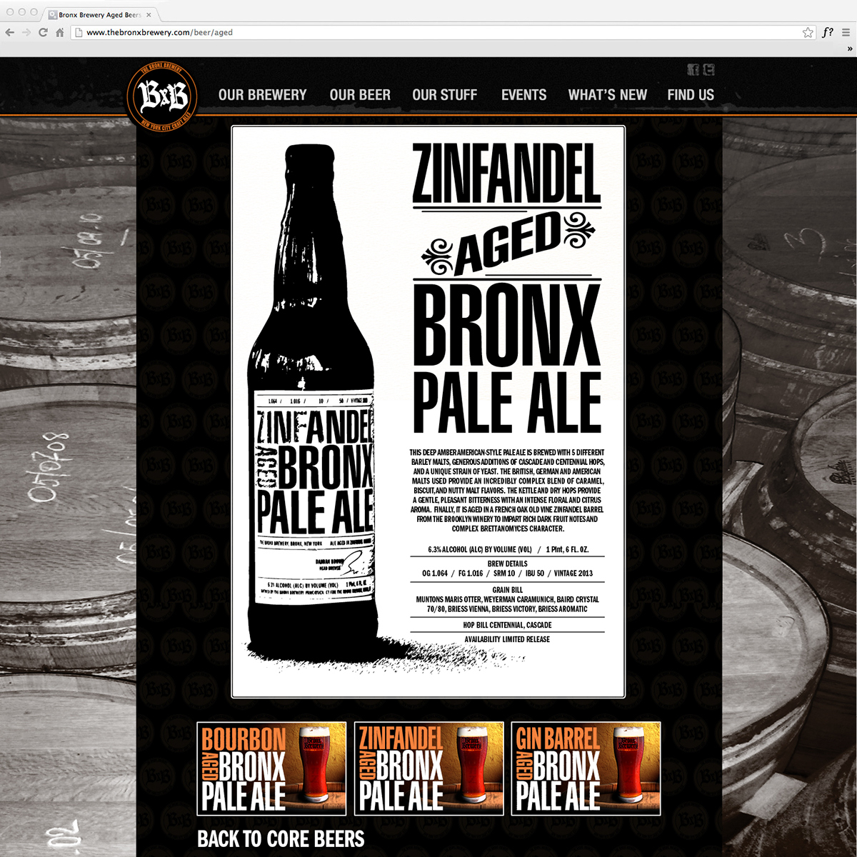 beer brewery Website gallery slideshow Beverage Marketing