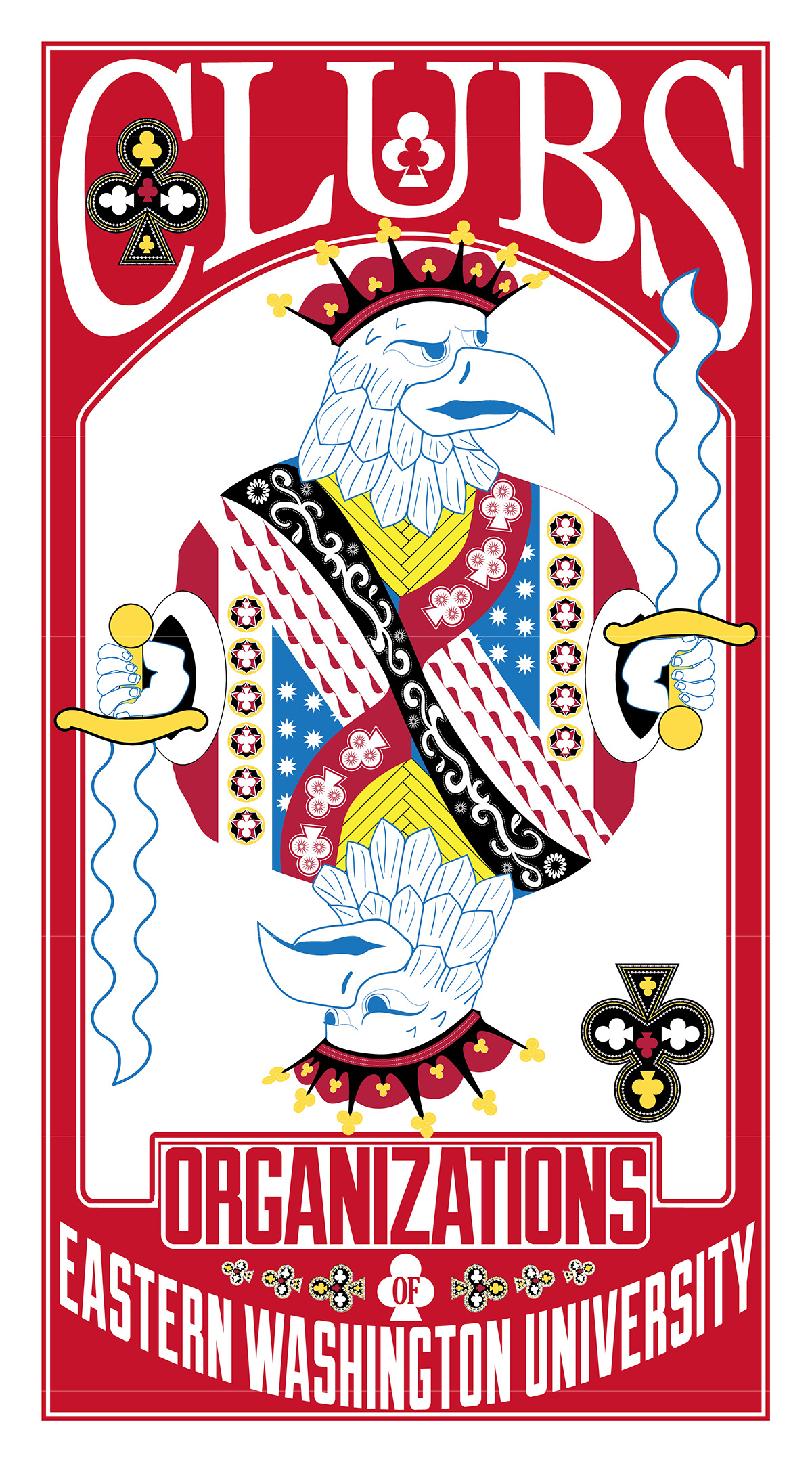 ewu The Easterner special section Playing Cards clubs