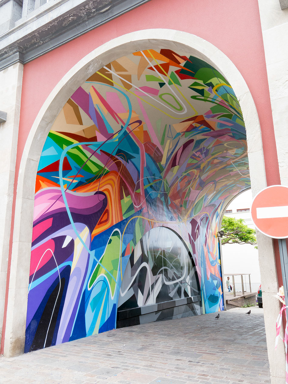Mural islascanarias sabotajealmontaje colores colors diseño