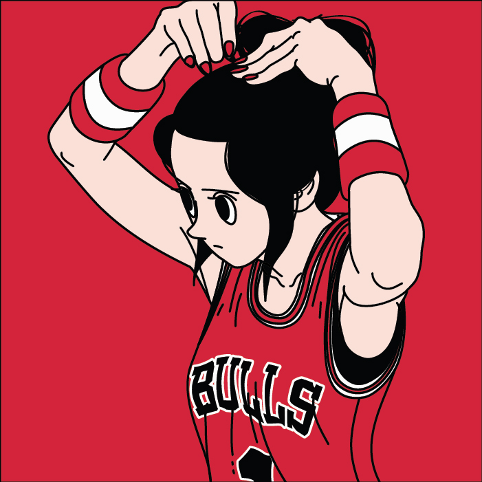 basketball jersey girl jordan air jordan boy sketch illust Illustrator adobe sports Sporty varsity